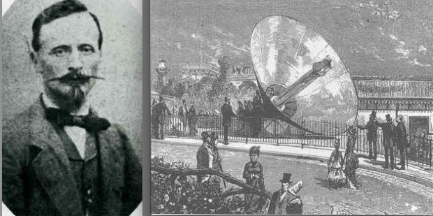 Le « Soleil Journal » imprimé à l’énergie solaire à Paris en 1882 par Auguste-Mouchot Auguste Mouchot - Concentrateur solaire